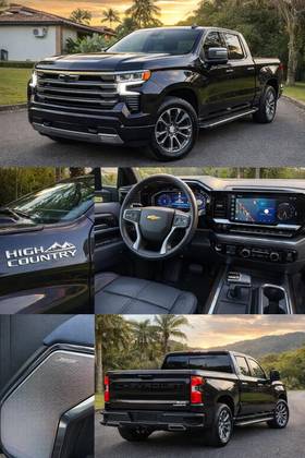 CHEVROLET SILVERADO 5.3 V8 GASOLINA 1500 HIGH COUNTRY 4X4 AUTOMÁTICO